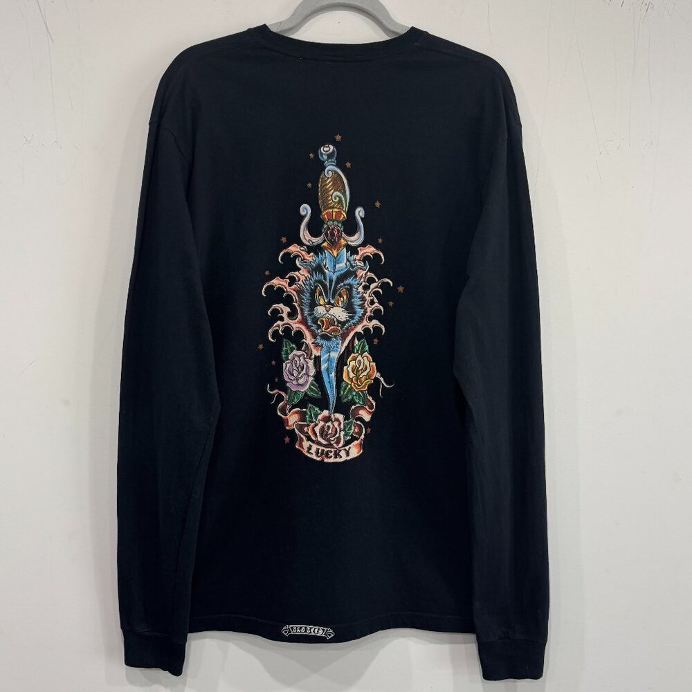 A&G Vintage black long sleeve t-shirt men's, Size XL